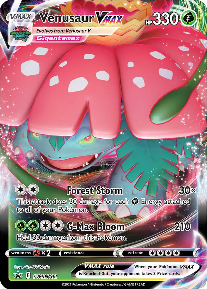 Venusaur VMAX - SWSH102 | SWSH: Sword & Shield Promo Cards #SWSH102