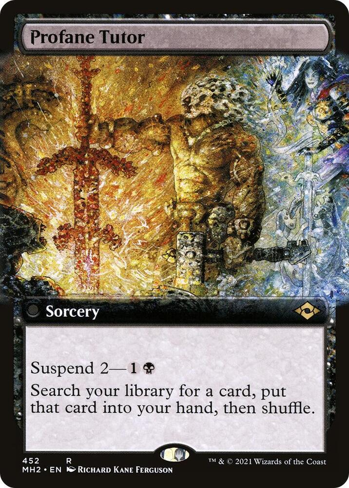 Profane Tutor (Extended Art) | Modern Horizons 2 #452