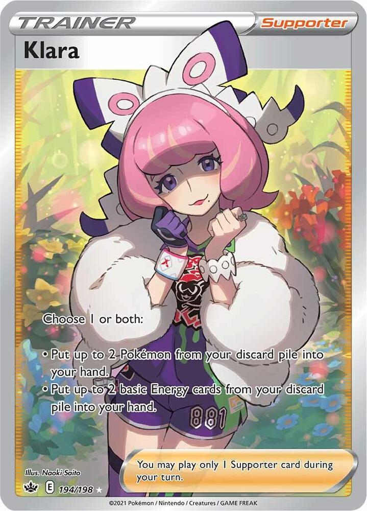 Klara (Full Art) | SWSH06: Chilling Reign #194/198