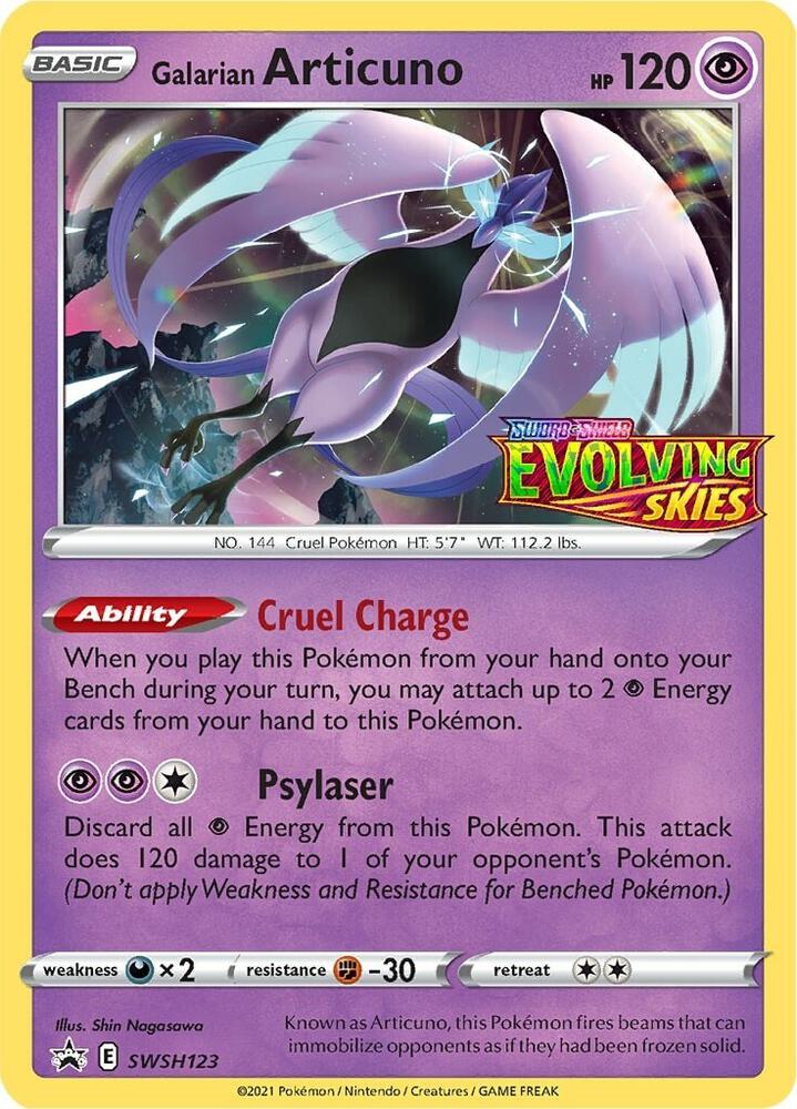 Galarian Articuno - SWSH123 (Prerelease) | SWSH: Sword & Shield Promo Cards #SWSH123