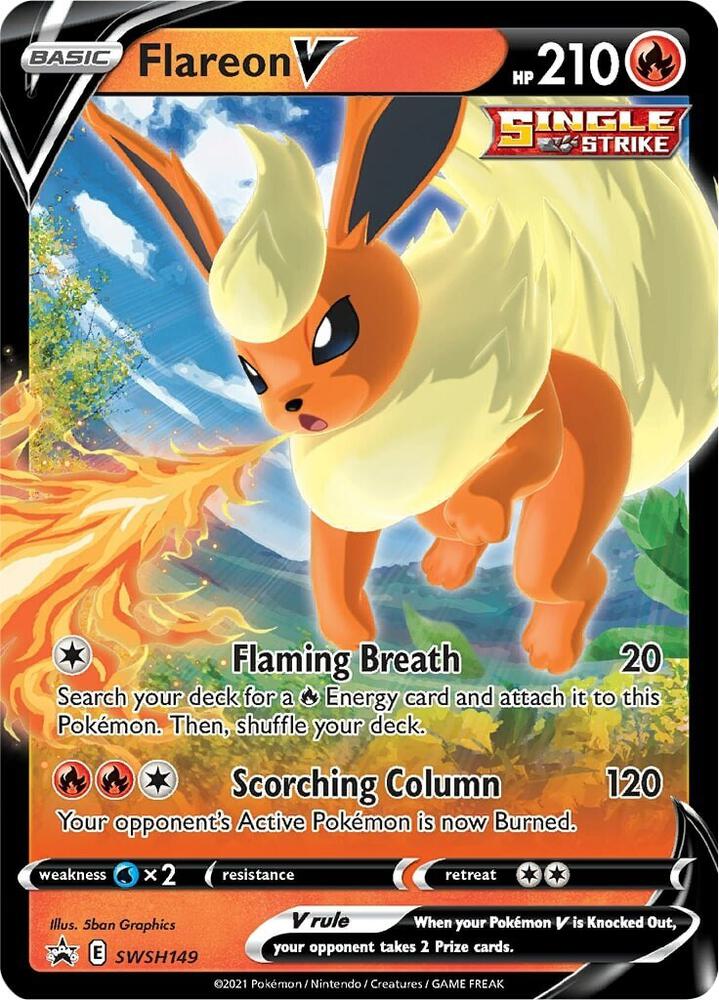 Flareon V - SWSH149 | SWSH: Sword & Shield Promo Cards #SWSH149