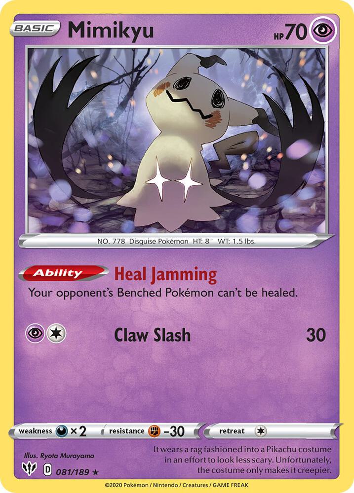 Mimikyu - 081/189 (Cosmos Holo) | Miscellaneous Cards & Products #081/189