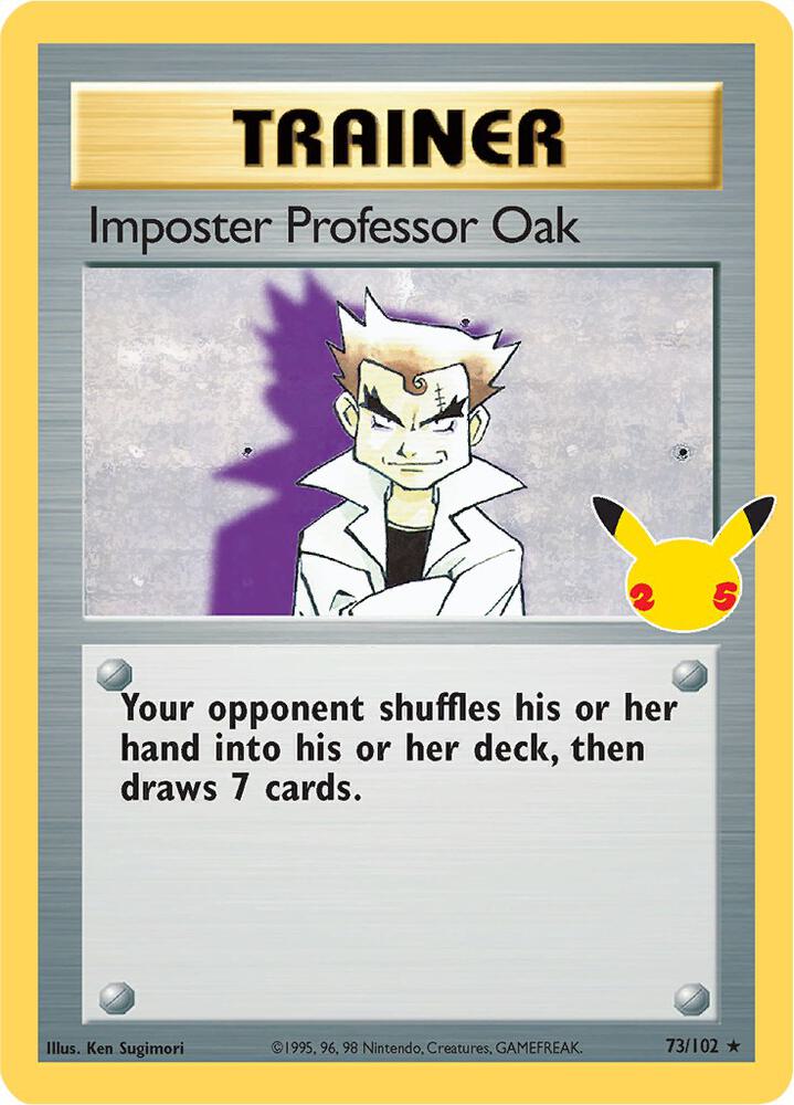 Imposter Professor Oak | Celebrations: Classic Collection #73/102