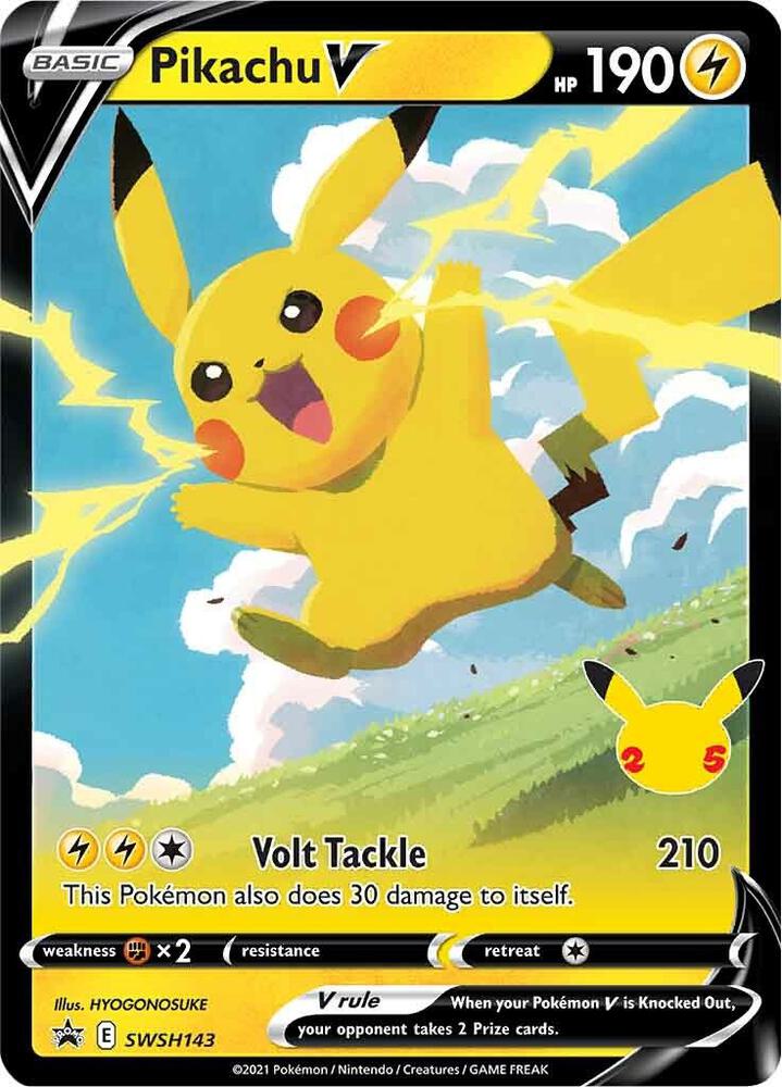 Pikachu V - SWSH143 | SWSH: Sword & Shield Promo Cards #SWSH143