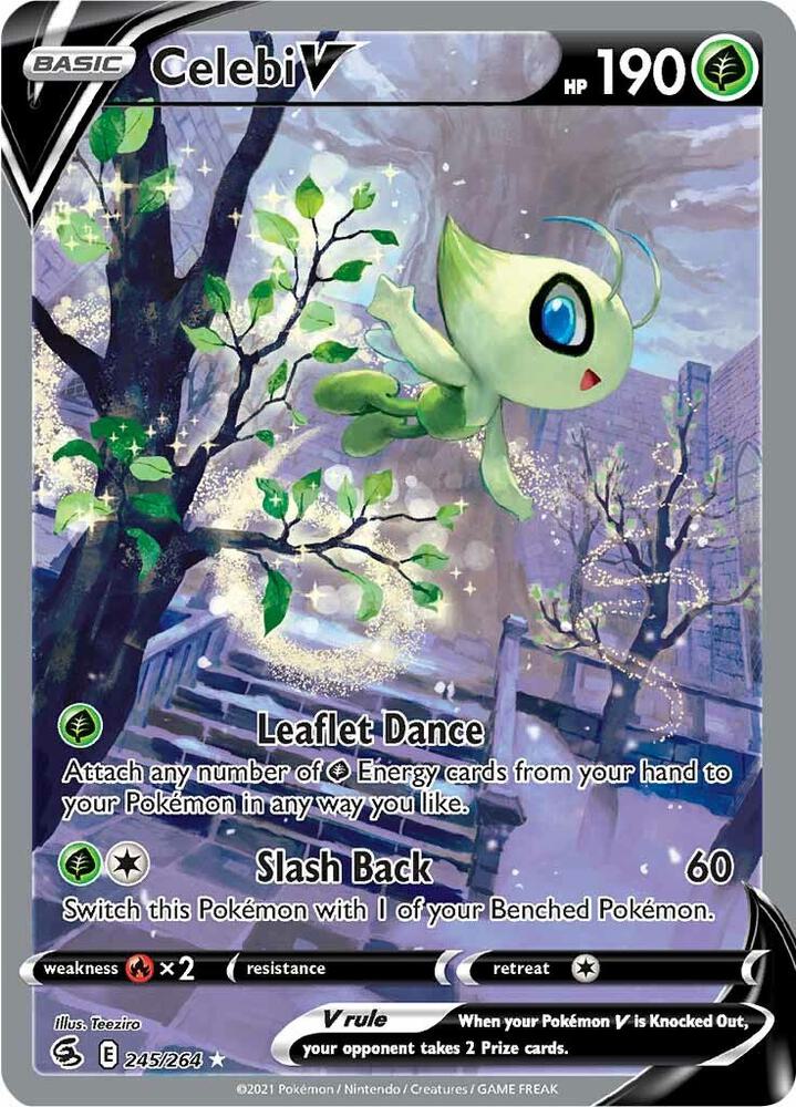 Celebi V (Alternate Full Art) | SWSH08: Fusion Strike #245/264
