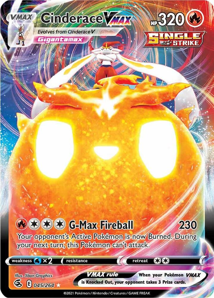 Cinderace VMAX | SWSH08: Fusion Strike #045/264