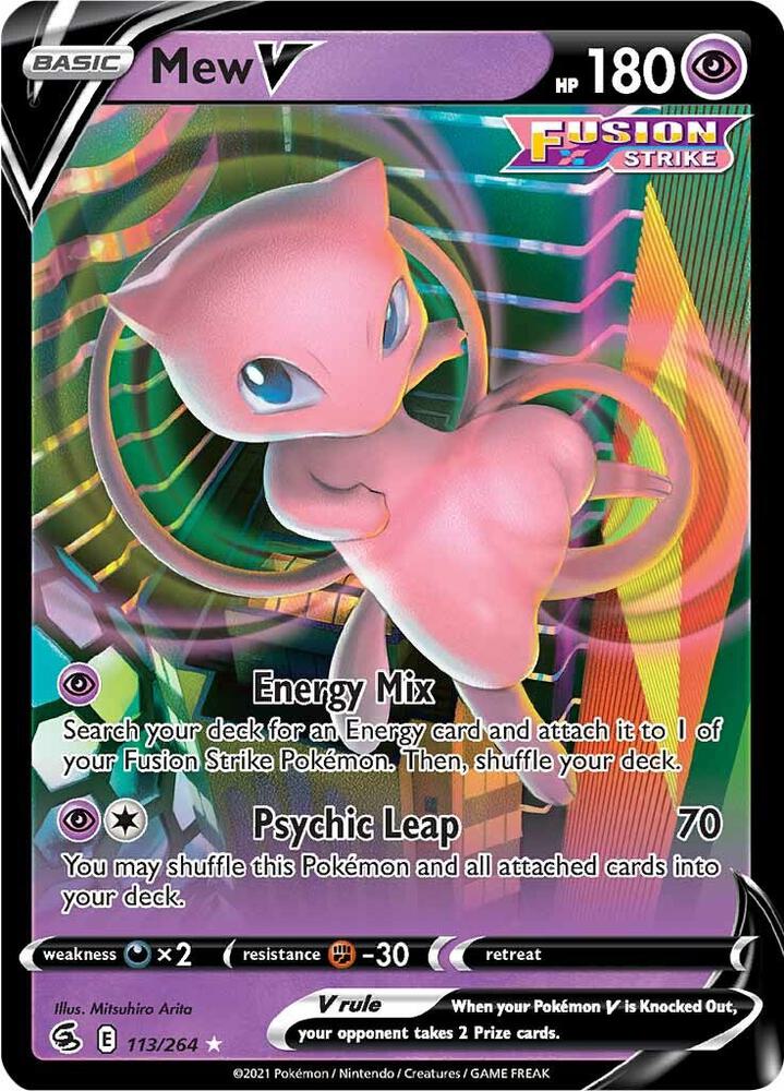 Mew V | SWSH08: Fusion Strike #113/264