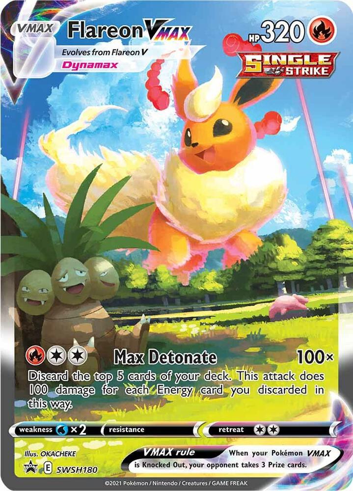 Flareon VMAX - SWSH180 | SWSH: Sword & Shield Promo Cards #SWSH180