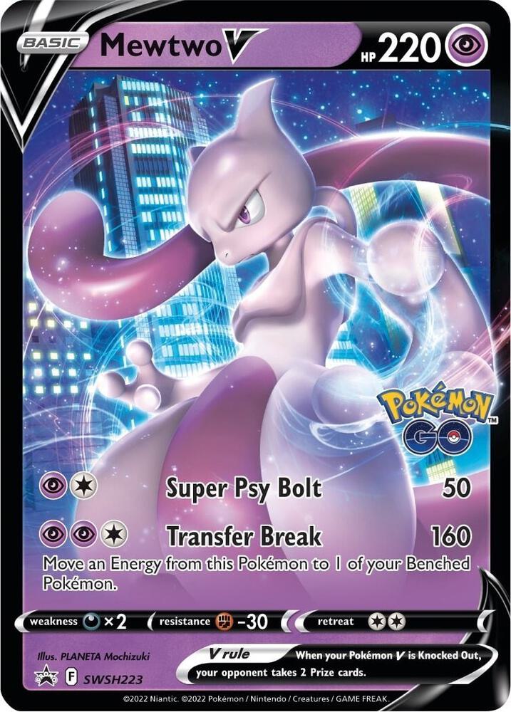 Mewtwo V - SWSH223 | SWSH: Sword & Shield Promo Cards #SWSH223