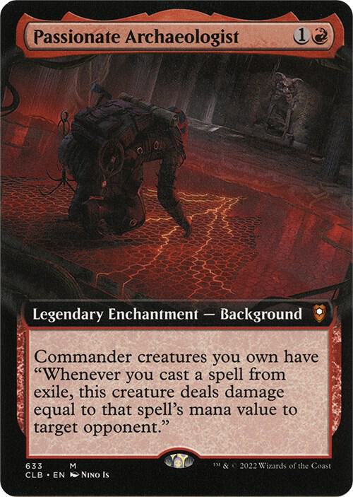 Passionate Archaeologist (Extended Art) | Commander Legends: Battle for Baldur's Gate #633