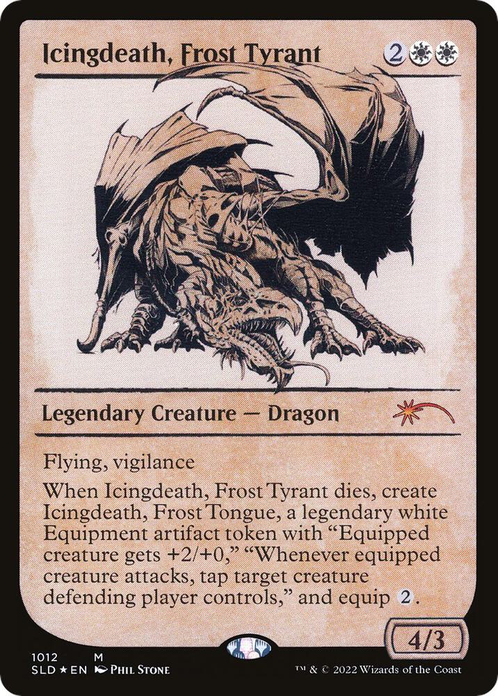 Icingdeath, Frost Tyrant (Showcase) | Secret Lair Drop Series #1012