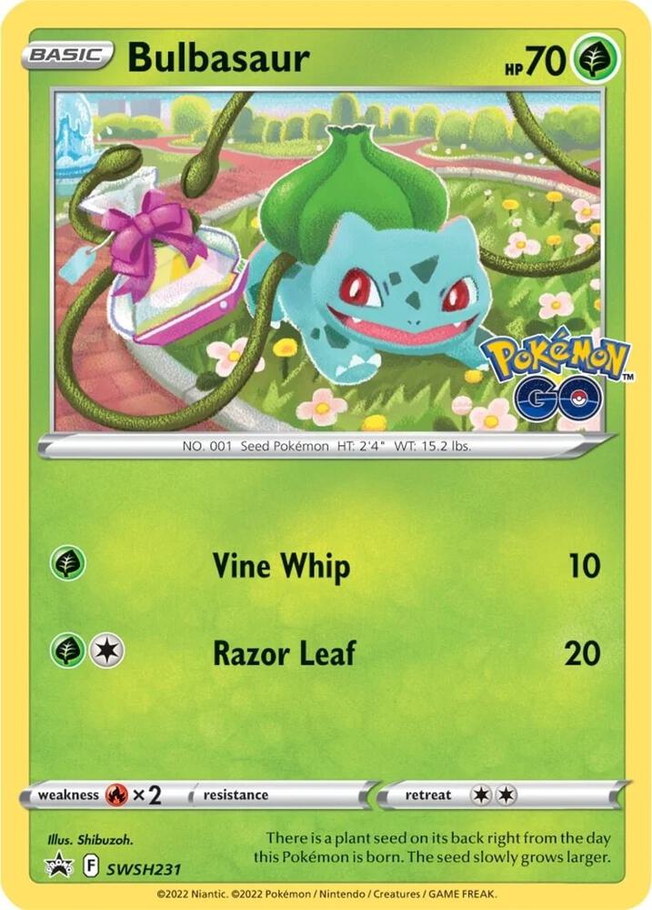 Bulbasaur - SWSH231 | SWSH: Sword & Shield Promo Cards #SWSH231