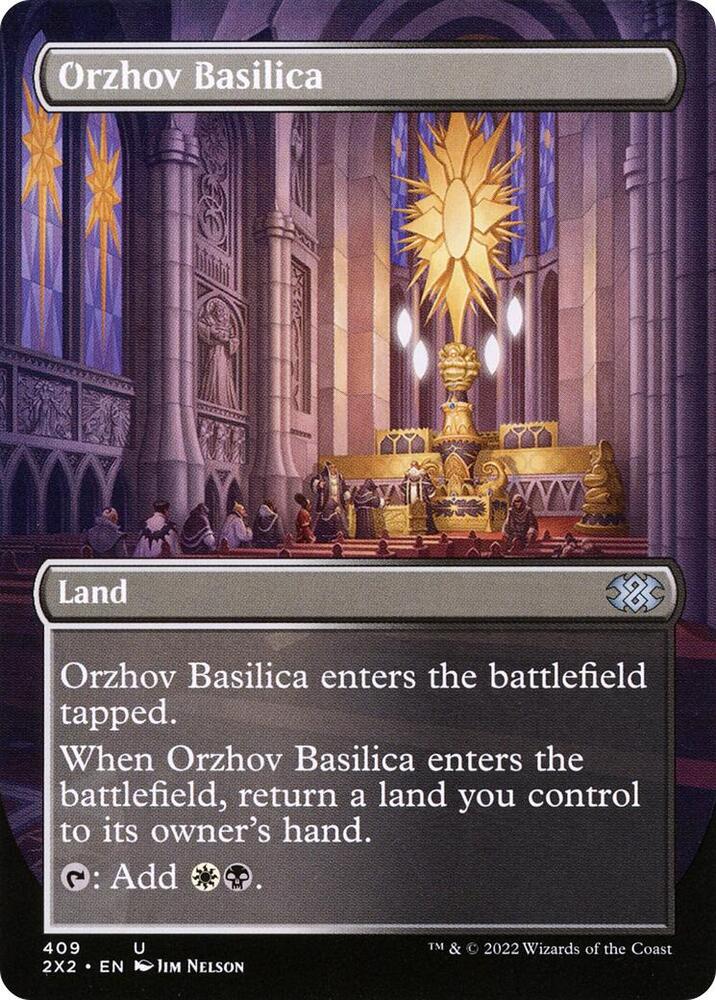 Orzhov Basilica (Borderless) | Double Masters 2022 #409