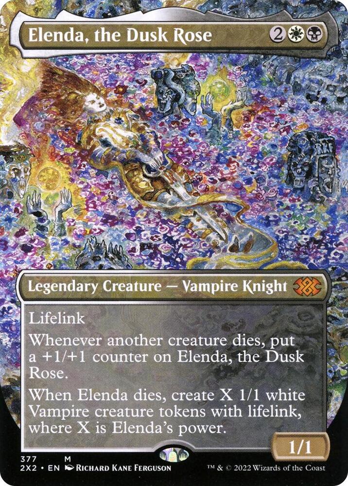 Elenda, the Dusk Rose (Borderless) | Double Masters 2022 #377