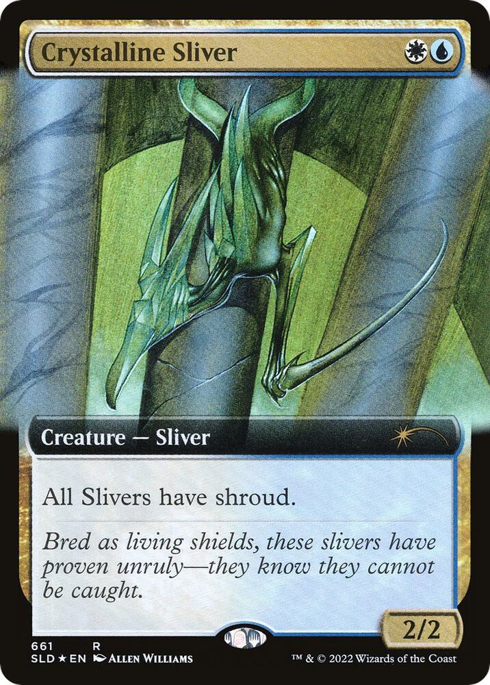 Crystalline Sliver (Extended Art) | Secret Lair Drop Series #661
