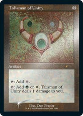 Talisman of Unity (Retro Frame) (Foil Etched) | Secret Lair Drop Series #1056