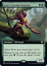 Leaf-Crowned Visionary (Extended Art) | Dominaria United #414