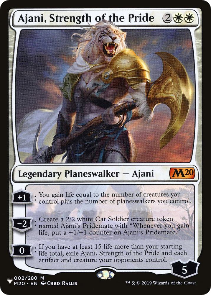 Ajani, Strength of the Pride | The List Reprints #002/280