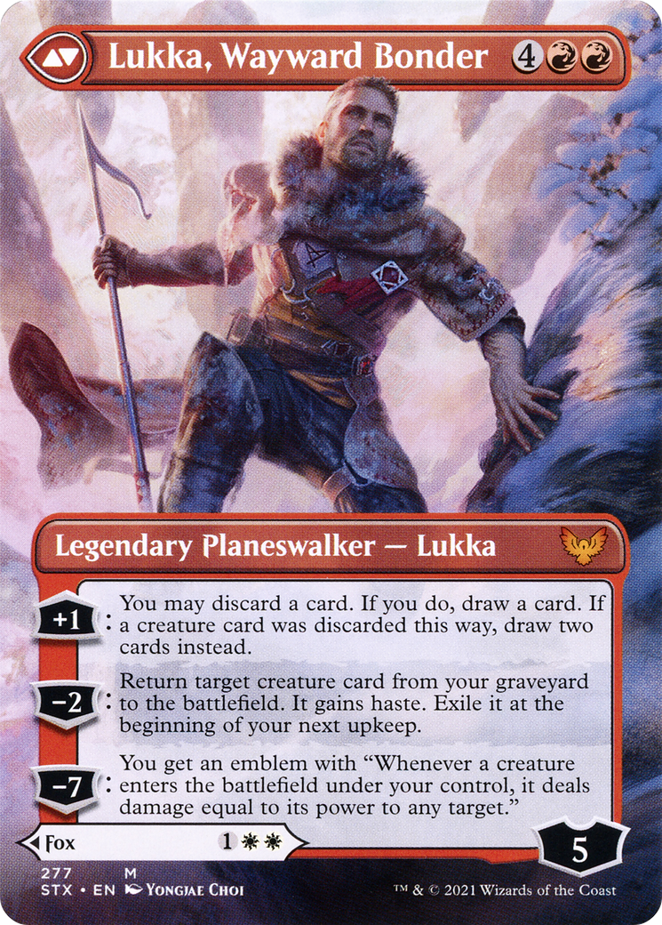 Mila, Crafty Companion // Lukka, Wayward Bonder | Strixhaven: School of Mages #277