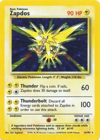 Zapdos | Base Set #016/102