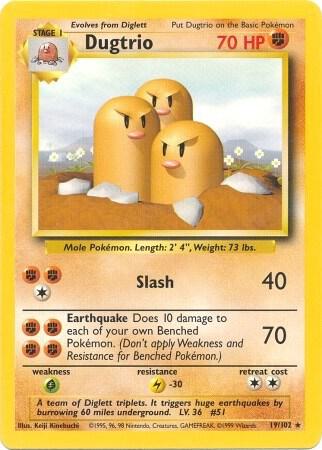 Dugtrio | Base Set #019/102
