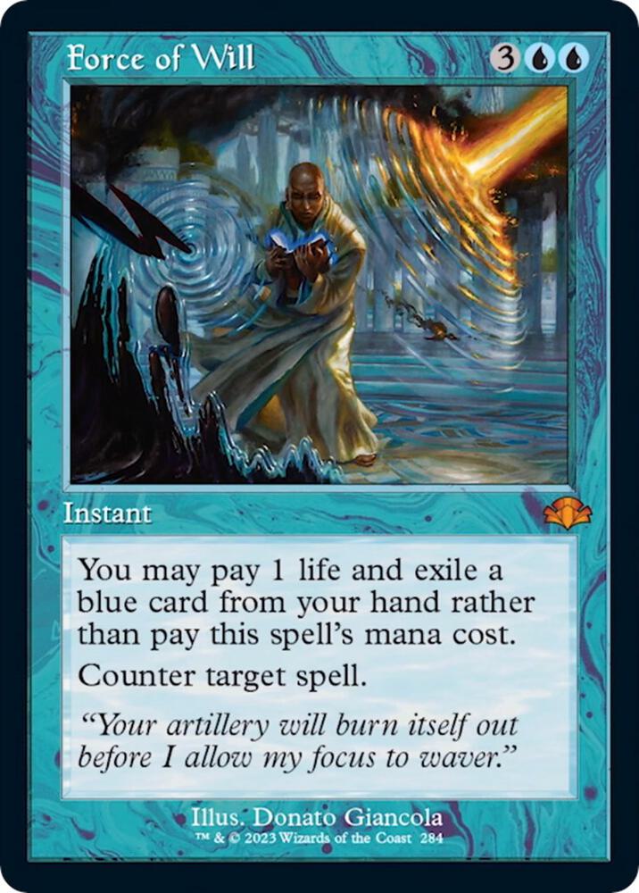 Force of Will (Retro Frame) | Dominaria Remastered #284