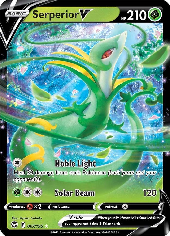 Serperior V | SWSH12: Silver Tempest #007/195