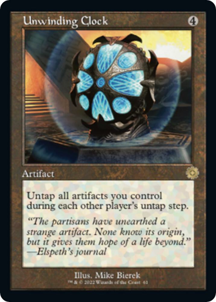 Unwinding Clock | The Brothers' War: Retro Frame Artifacts #61