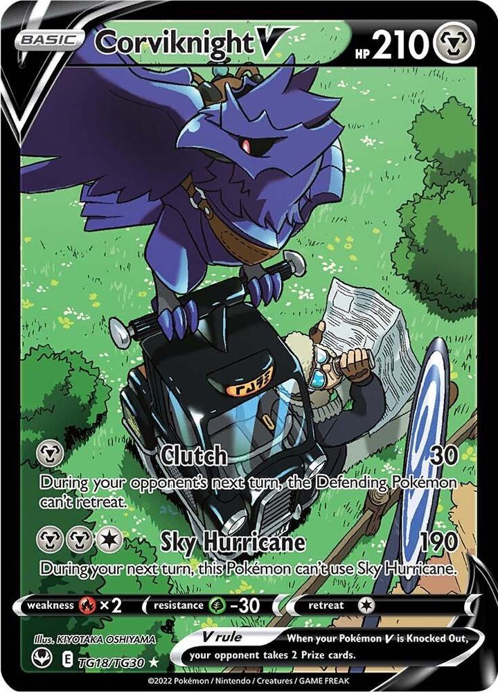 Corviknight V | SWSH12: Silver Tempest Trainer Gallery #TG18/TG30