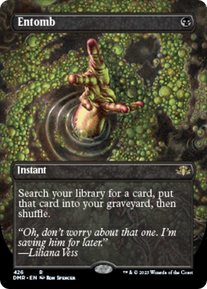 Entomb (Borderless) | Dominaria Remastered #426