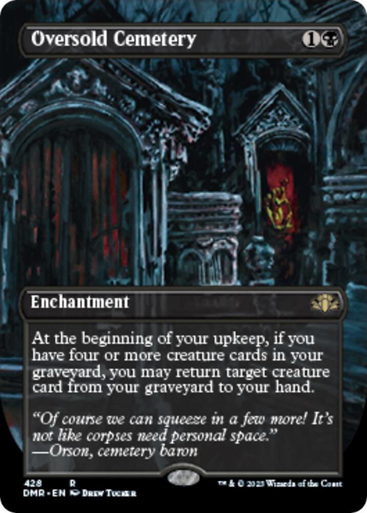 Oversold Cemetery (Borderless) | Dominaria Remastered #428