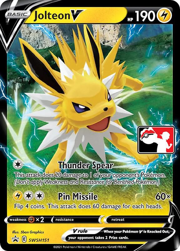 Jolteon V - SWSH151 | Prize Pack Series Cards #SWSH151