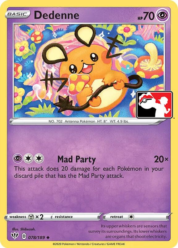 Dedenne - 078/189 | Prize Pack Series Cards #078/189