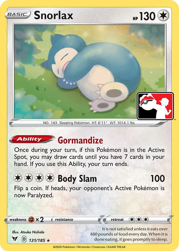 Snorlax - 131/185 | Prize Pack Series Cards #131/185