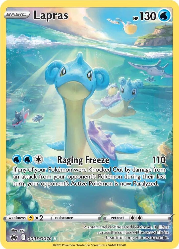Lapras | Crown Zenith: Galarian Gallery #GG05/GG70