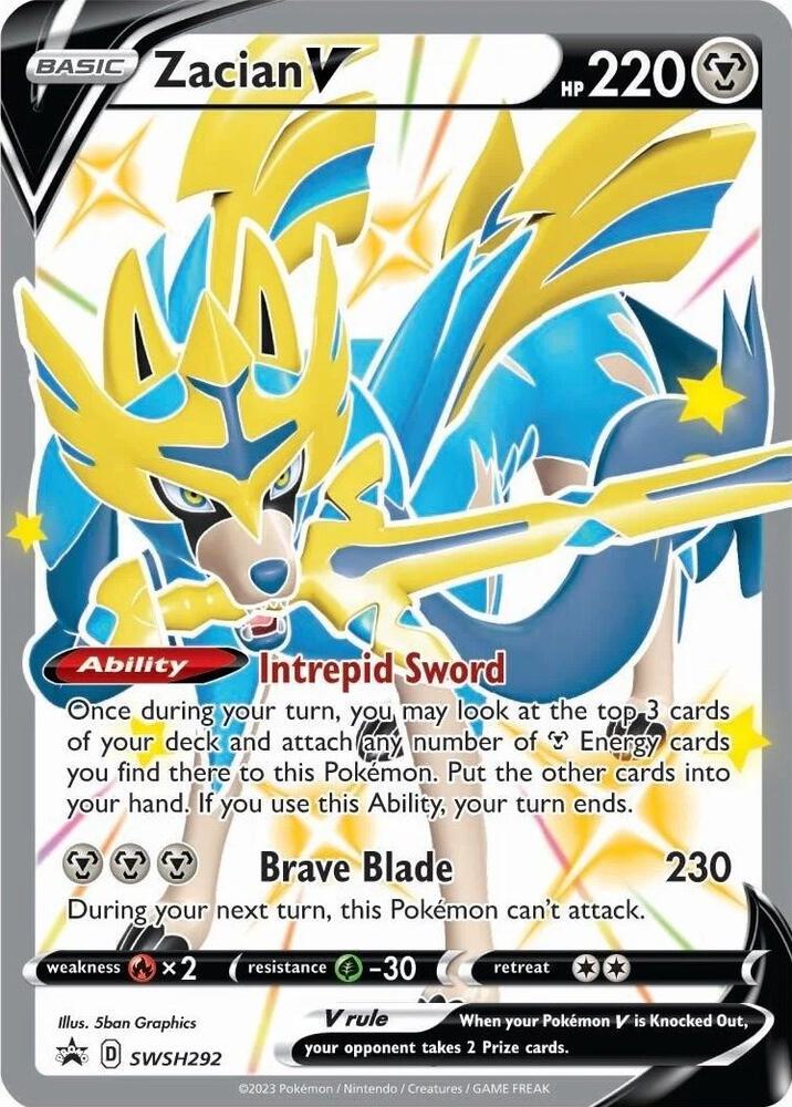 Zacian V (Shiny) - SWSH292 | SWSH: Sword & Shield Promo Cards #SWSH292