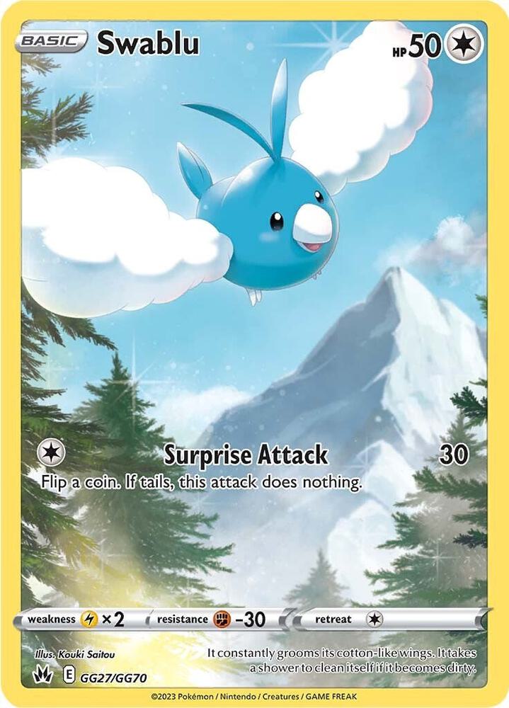 Swablu | Crown Zenith: Galarian Gallery #GG27/GG70