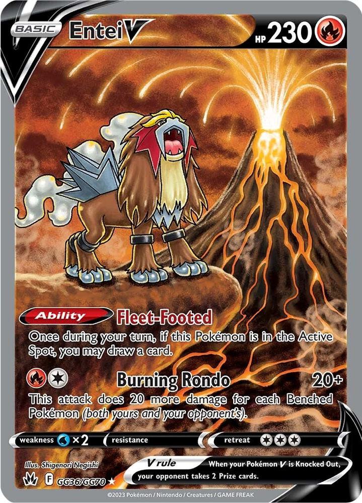 Entei V | Crown Zenith: Galarian Gallery #GG36/GG70