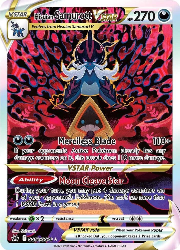 Hisuian Samurott VSTAR | Crown Zenith: Galarian Gallery #GG52/GG70