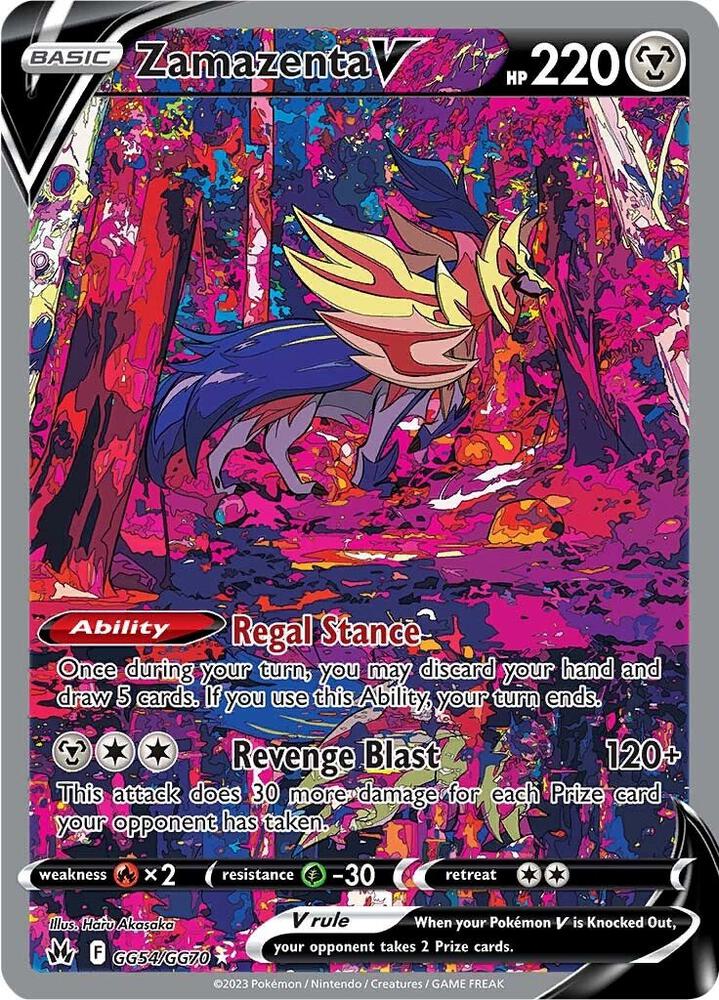 Zamazenta V | Crown Zenith: Galarian Gallery #GG54/GG70