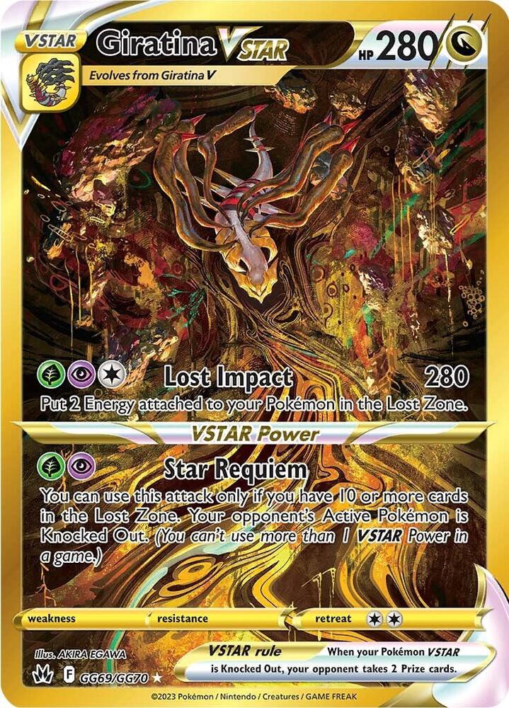 Giratina VSTAR (Secret) | Crown Zenith: Galarian Gallery #GG69/GG70