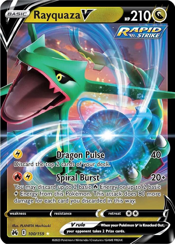 Rayquaza V | SWSH: Crown Zenith #100/159