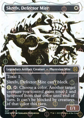 Skrelv, Defector Mite (Showcase) (Step-and-Compleat Foil) | Phyrexia: All Will Be One #427