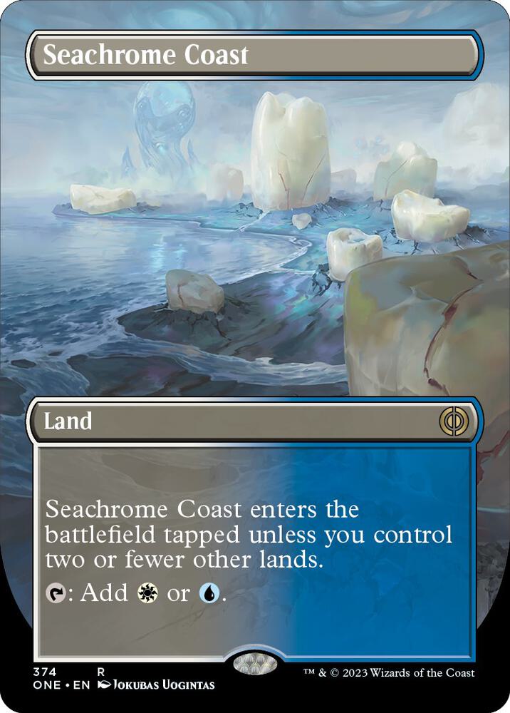 Seachrome Coast (Borderless) | Phyrexia: All Will Be One #374