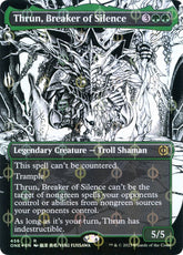 Thrun, Breaker of Silence (Borderless) (Step-and-Compleat Foil) | Phyrexia: All Will Be One #456