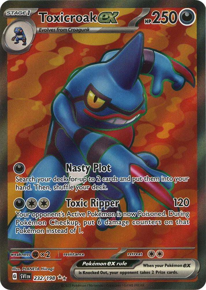 Toxicroak ex - 232/198 | SV01: Scarlet & Violet Base Set #232/198