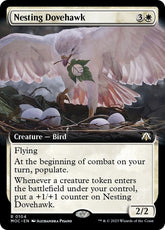 Nesting Dovehawk (Extended Art) | Commander: March of the Machine #104