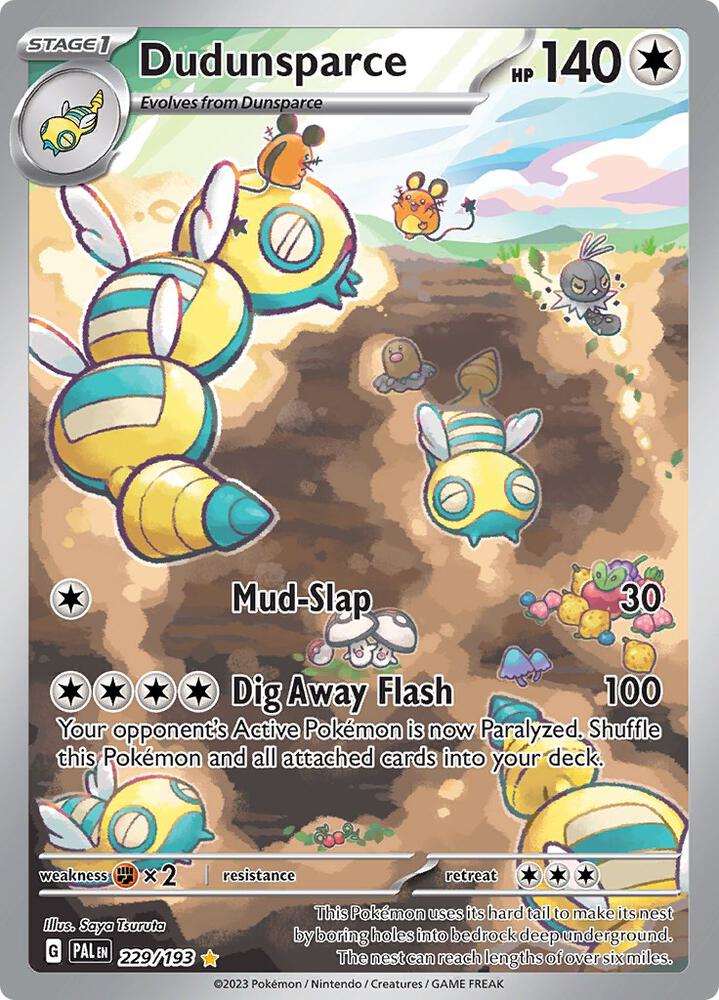 Dudunsparce - 229/193 | SV02: Paldea Evolved #229/193