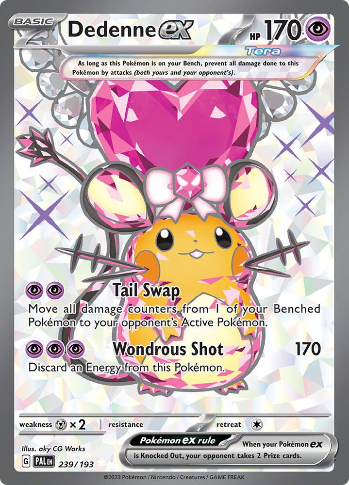 Dedenne ex - 239/193 | SV02: Paldea Evolved #239/193