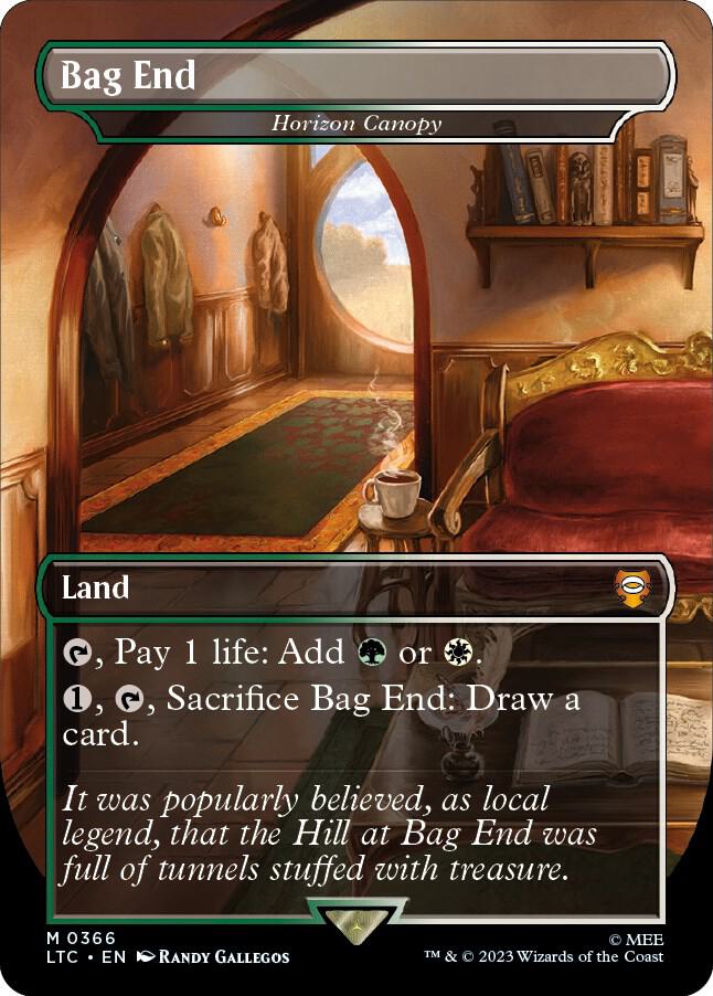 Bag End - Horizon Canopy (Borderless) | Commander: The Lord of the Rings: Tales of Middle-earth #366